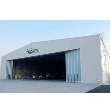 Prefabricated Space Frame Roof Construction Steel Structure Aircraft Hangar For Sale